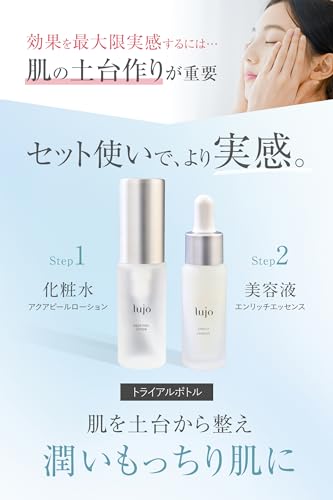 lujo アクアピールローション &エンリッチエッセンス 2本セット lujo化粧水＆美容液2週間セット|【公式】lujo（ルジョー）